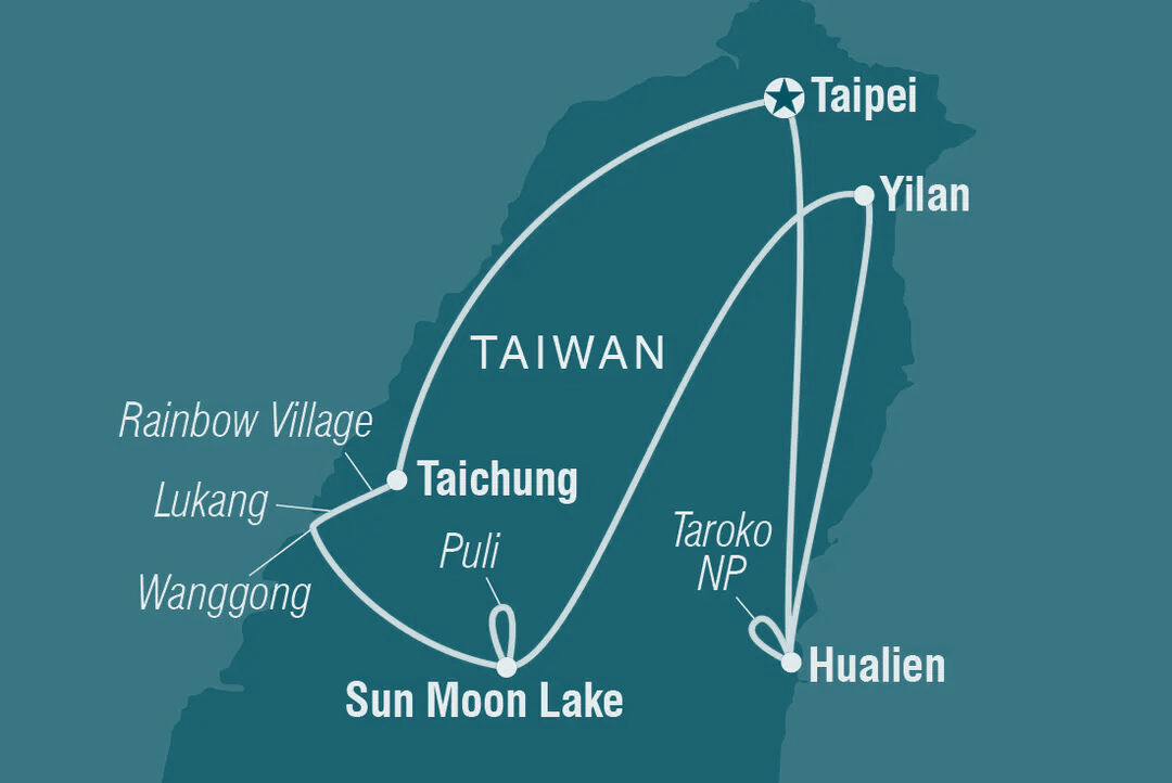 Rundreise: Entdecke Taiwan