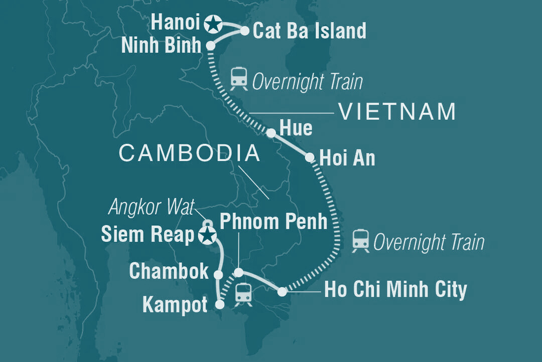Rundreise: Entdecke Vietnam und Kambodscha