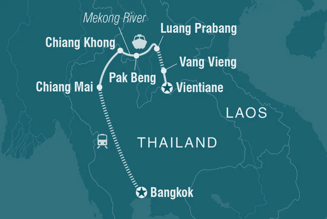 Rundreise: Thailand & Laos Abenteuer