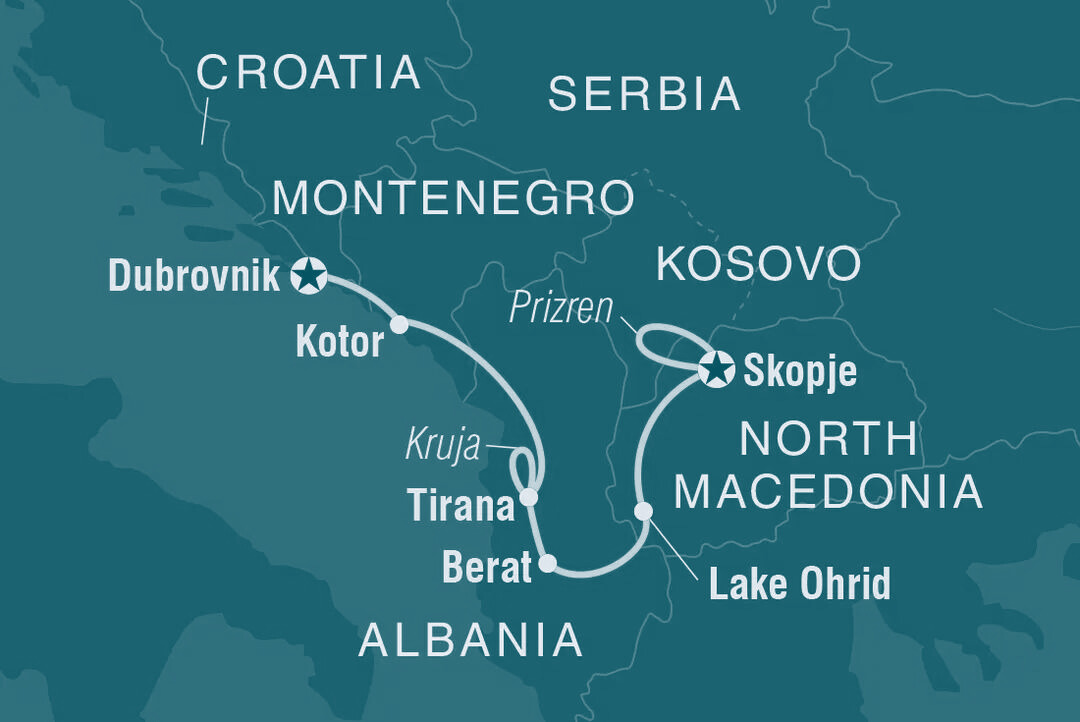 Rundreise: Unendeckter West Balkan